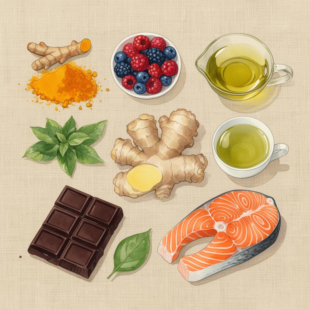 Alimentos anti-inflamatórios